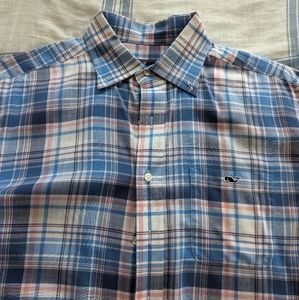 Vineyard Vines Classic Fit Madras Plaid Tucker Shirt